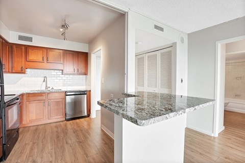 Kitchen Counter at The Original at West Lake Quarter, Minneapolis