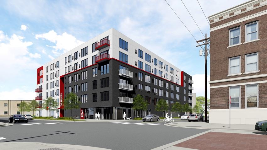 Exterior Rendering of The Redwell in North Loop - Photo Gallery 1