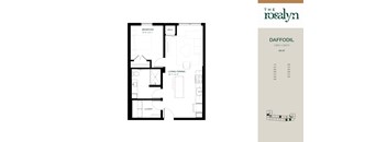 Daffodil Floor Plan at The Rosalyn | Affordable 55+ Apartments in Bloomington, Bloominton, 55420