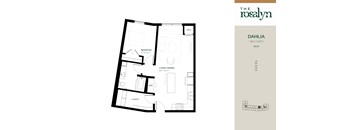 Dahlia Floor Plan at The Rosalyn | Affordable 55+ Apartments in Bloomington, Bloominton, MN 55420