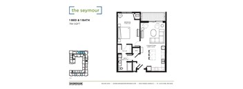 Seymour Floor Plan at The Shoreham Apartments, St Louis Park, MN, 55416