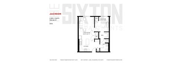 Jackson - ADA Floorplan at The Sixton, Minnesota, 55379