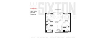 Two bedroom apartment at The Sixton