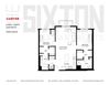 Carver Floorplan Two bedroom apartment at The Sixton