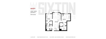 Two bedroom apartment at The Sixton Shakopee, MN