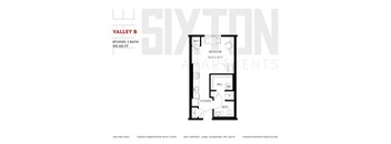 Studio apartment The Sixton