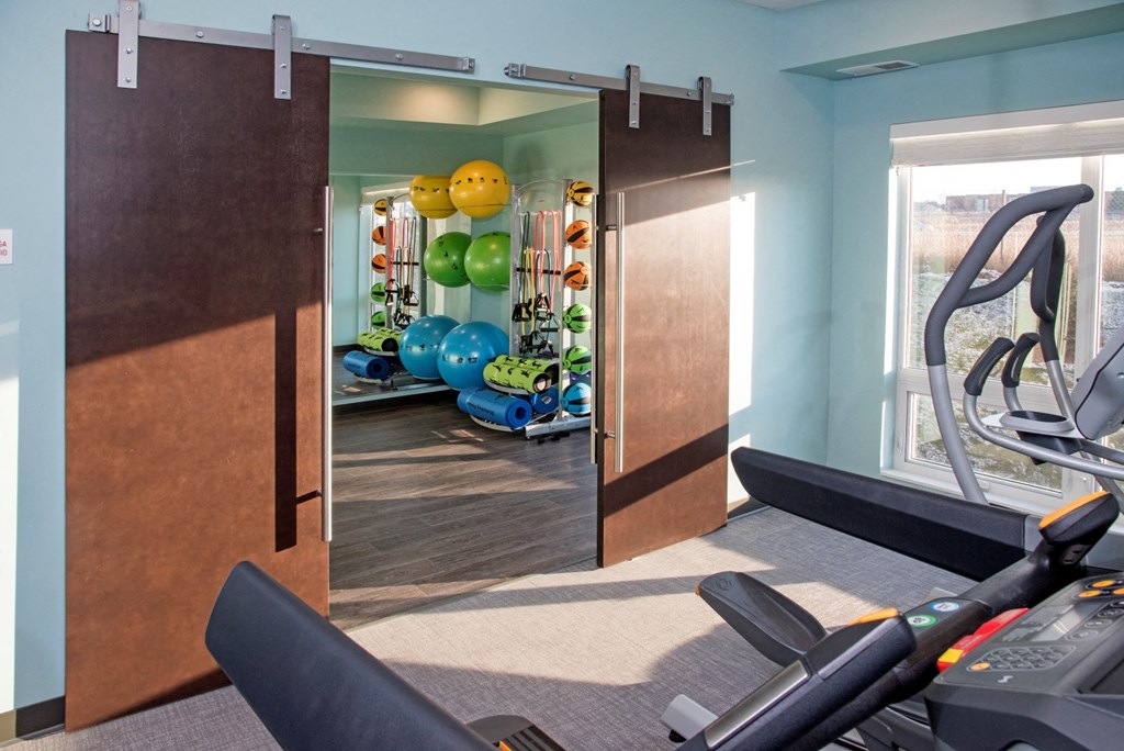 Fully Equipped Fitness Center at The Sixton, Shakopee, MN