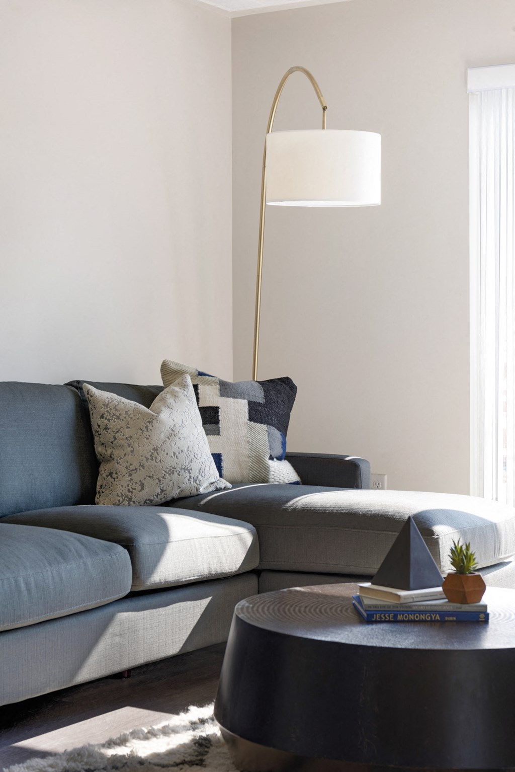 Bright living room at The Sixton, Shakopee, MN 55379