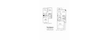the spruce floor plan  2nd and 3rd floor plans