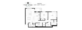 2 Bedroom Floor Plan Names Heritage at The Stax of Long Lake in Long Lake, MN