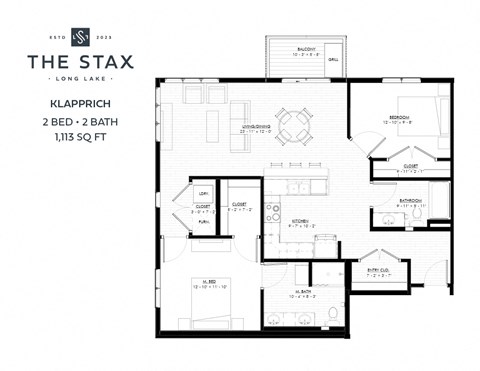 Klapprich Floor Plan at The Stax of Long Lake, in Minnesota 55356