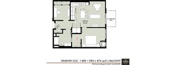 a floor plan of a bedroom house at The Yards and Backyards, Saint Paul, Minnesota  55075