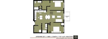 a floor plan of a house with a large terrace at The Yards and Backyards, Saint Paul, MN