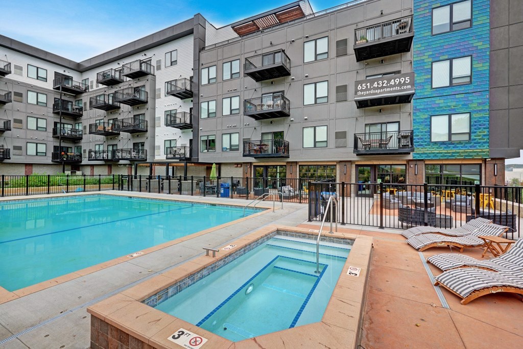 Hot tub And Pool at The Yards and Backyards, South St. Paul, MN