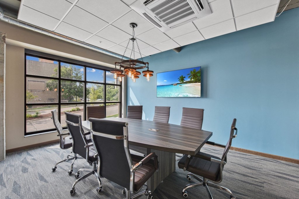 a conference room at The Yards and Backyards, Minnesota