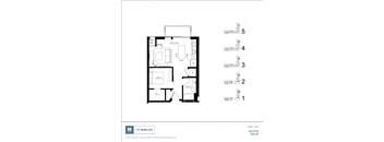 Unit_AA1 Floor Plan at The McMillan, Shoreview, MN