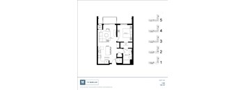 B3 Floor Plan at The McMillan, Shoreview, MN, 55126