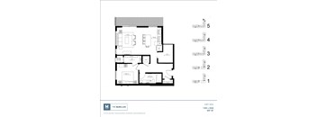 BB3_Den Floor Plan at The McMillan, Shoreview, Minnesota