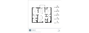 C1 Floor Plaan at The McMillan, Shoreview