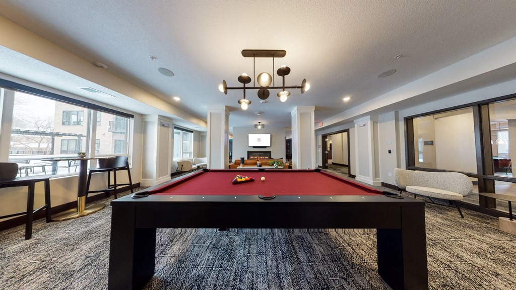 Pool Table at The Morrison, Minnesota