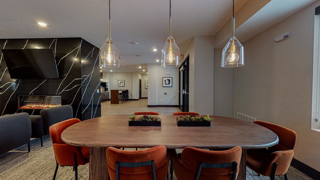 Lounge With Fireplace at The Morrison, Rosemount, 55068