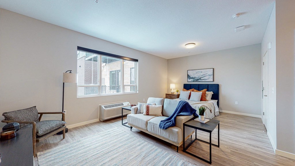 Carpeted Living Area at The Morrison, Rosemount, MN