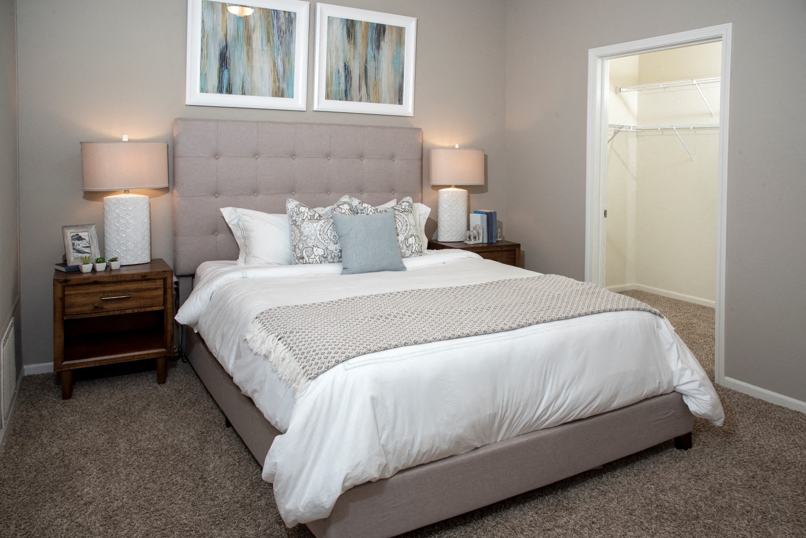 Urban Park I - Bedroom with large closet at Urban Park I and II Apartments, St Louis Park, 55426