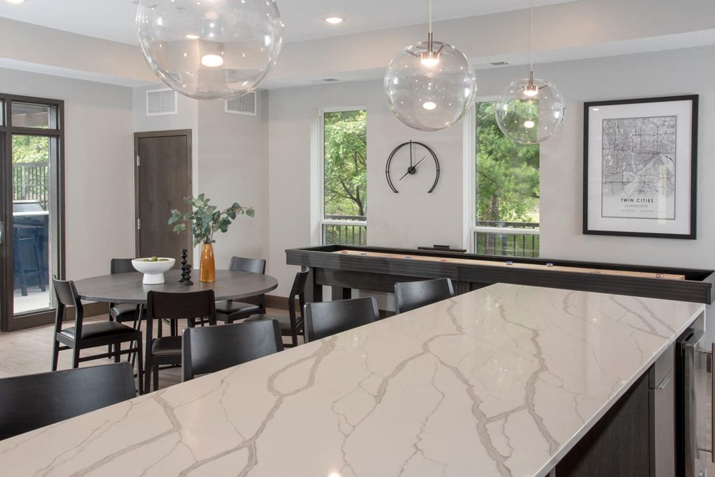 UPII community room at Urban Park I and II Apartments, Minnesota, 55426