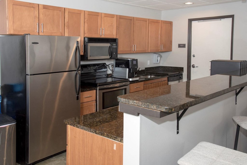 UPI community kitchen at Urban Park I and II Apartments, Minnesota, 55426