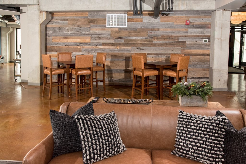 Spacious Lobby Area at Victoria Flats, Victoria, Minnesota