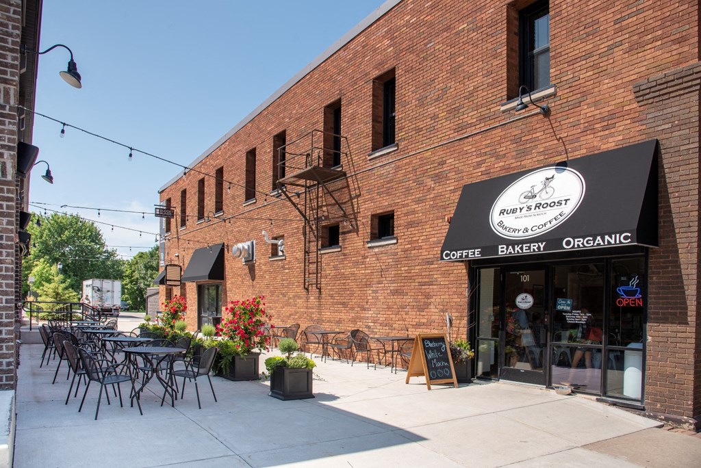 Rubys Roost_patio at Victoria Flats, Victoria, Minnesota