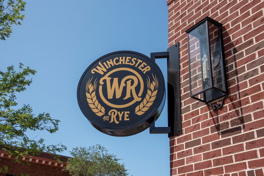 Winchester Rye exterior signage in Victoria, MN