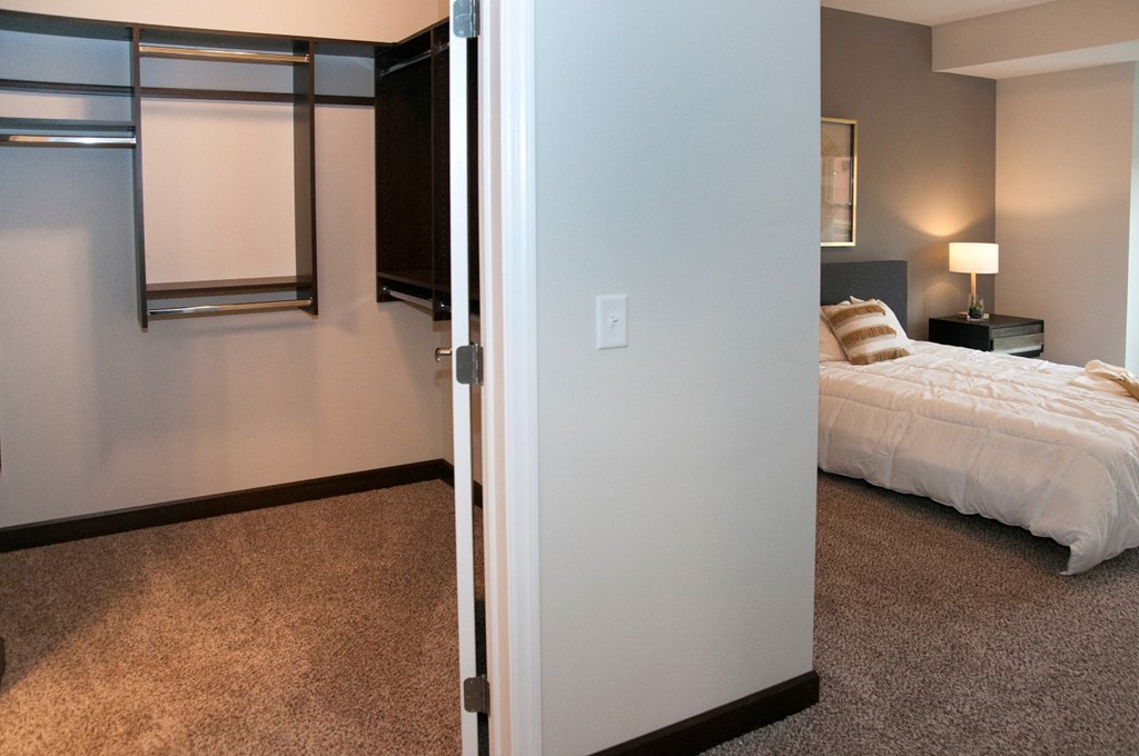 Spacious Bedroom With Closet at Victoria Flats, Victoria, Minnesota