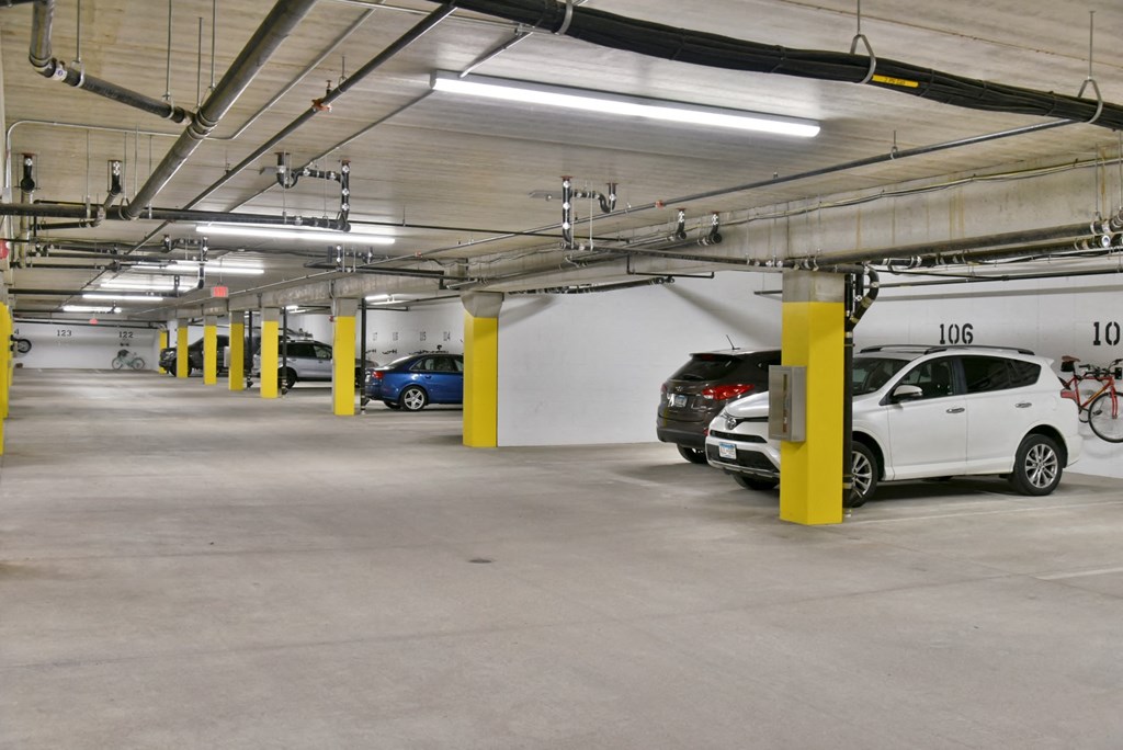 Underground garage, tempered parking at Victoria Flats, Minnesota, 55486
