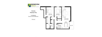 Victoria Platinum Plus Floor Plan at Shoreview Grand, Minnesota