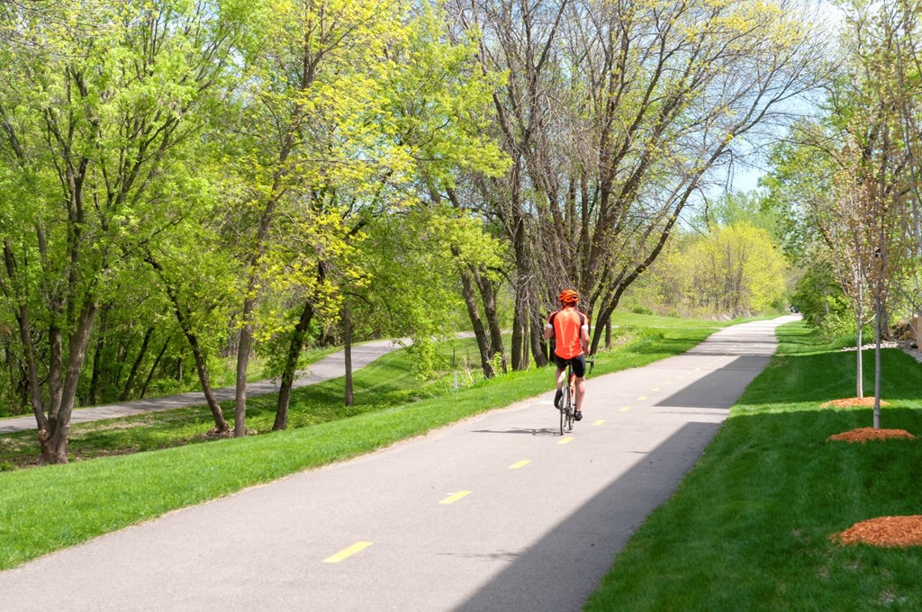 Bike Riding Trails at Victoria Flats, Victoria, Minnesota