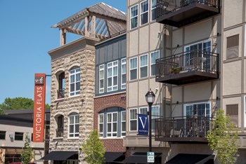 Victoria Flats exterior featuring sunny balconies Victoria Flats exterior featuring sunny balconies, Victoria, MN 55386 - Photo Gallery 2