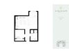 Verde • ALCOVE • 1 Bedroom 1 Bath Floor Plan Verde • ALCOVE • 1 Bedroom 1 Bath Floor Plan at Viridium, Minneapolis, MN, 55401
