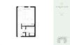 0 Bed 1 Bath Floor Plan studio floor plan mint at Viridium Apartments, Minnesota, 55401