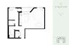 1 Bed 1 Bath Floor Plan 1 bedroom floor plan hague at Viridium Apartments, Minnesota, 55401