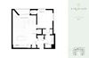 1 Bed 1 Bath Floor Plan 1 bedroom floor plan laguna at Viridium Apartments, Minneapolis, Minnesota