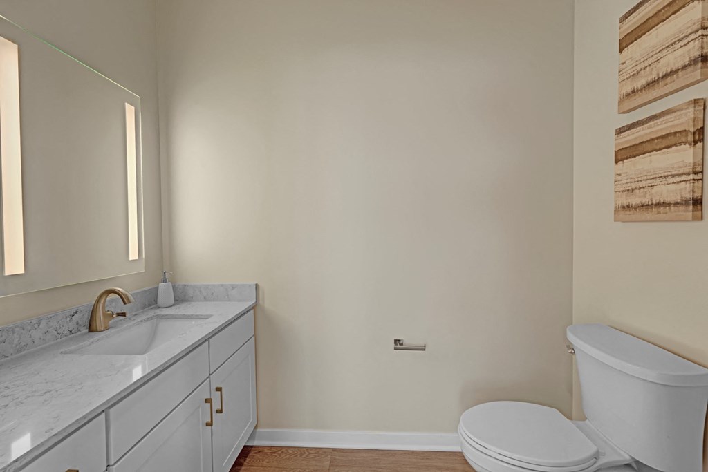 a bathroom with a toilet and a sink and a mirror
