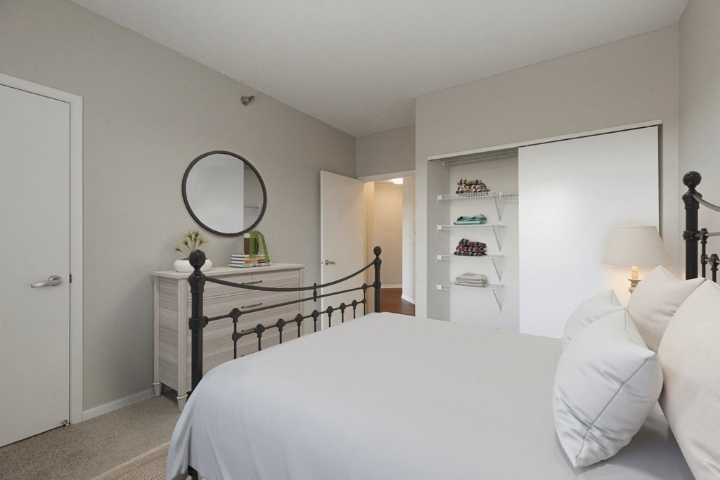 Well Lighted Bedroom at Waterstone Place in Minnetonka, Minnesota