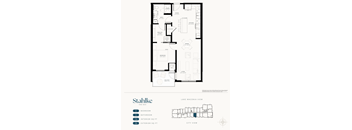 Stahlke 2 Floor Plan at Wilford Apartments, Minnesota