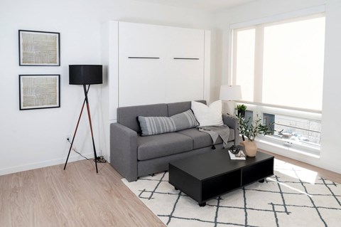 Spacious Living Room at CityLine Apartments, Minneapolis, Minnesota