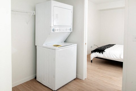 Stacked Washer/Dryer at CityLine Apartments, Minnesota, 55406