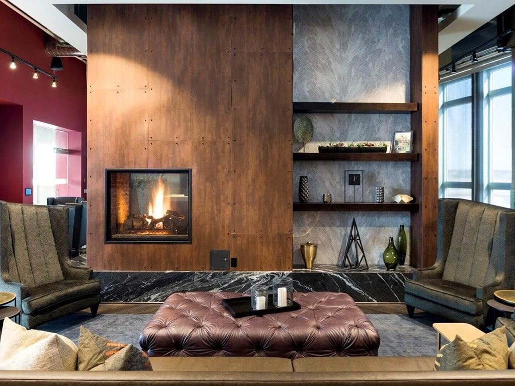 Cozy Clubroom at Custom House, St. Paul, Minnesota