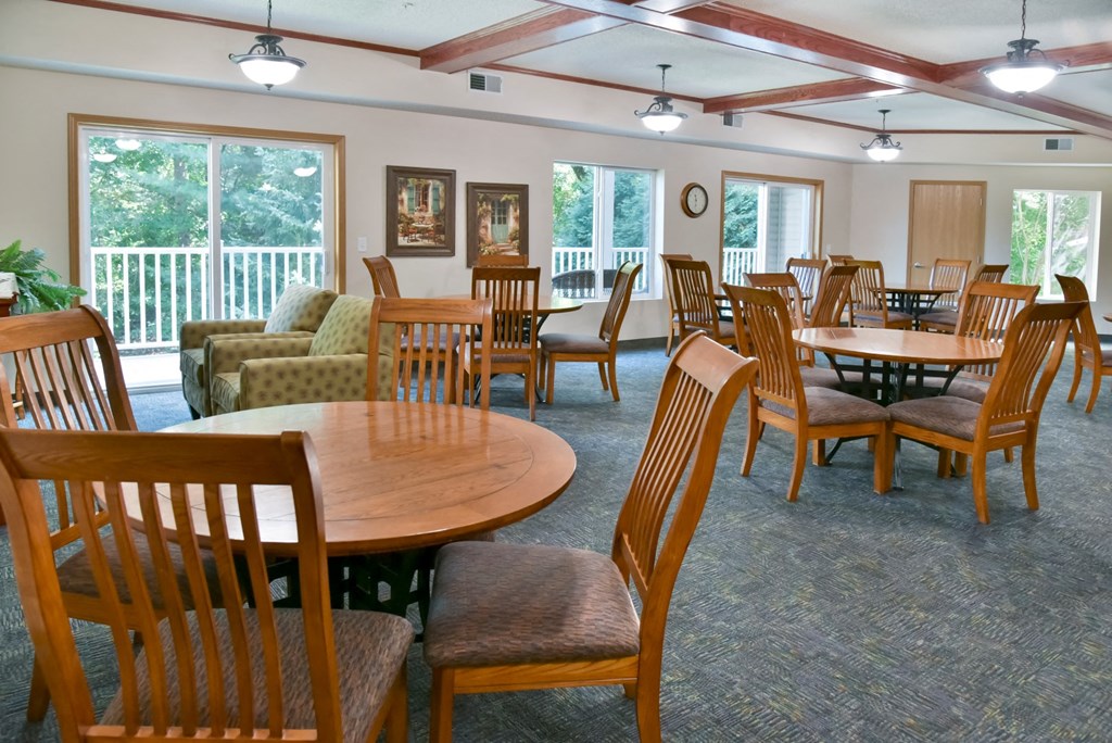 community room with lots of seating