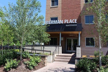 Property Exterior and Entrance of Bierman Place Apartments in Minneapolis, MN