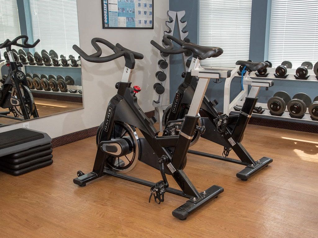 Second fitness center with bikes at Waterstone Place in Minnetonka, MN